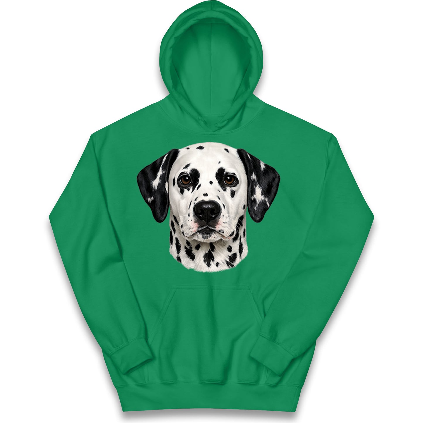 Dalmatian Dog Face Kids Hoodie