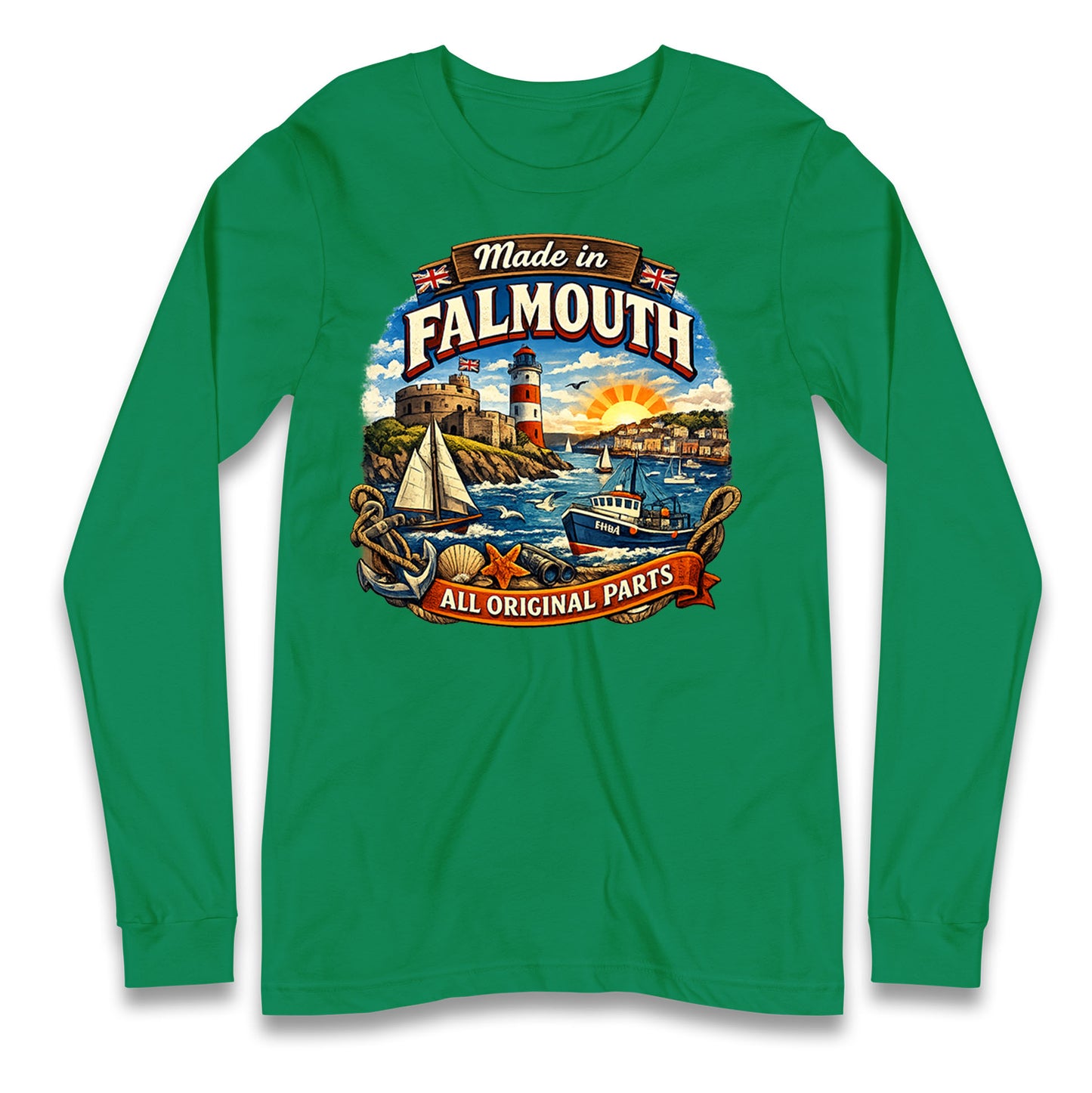 Made In Falmouth All Original Parts Longsleeve T Shirt