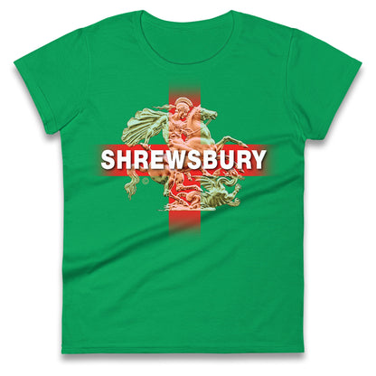 Shrewsbury St George & The Dragon Womens Tee Top