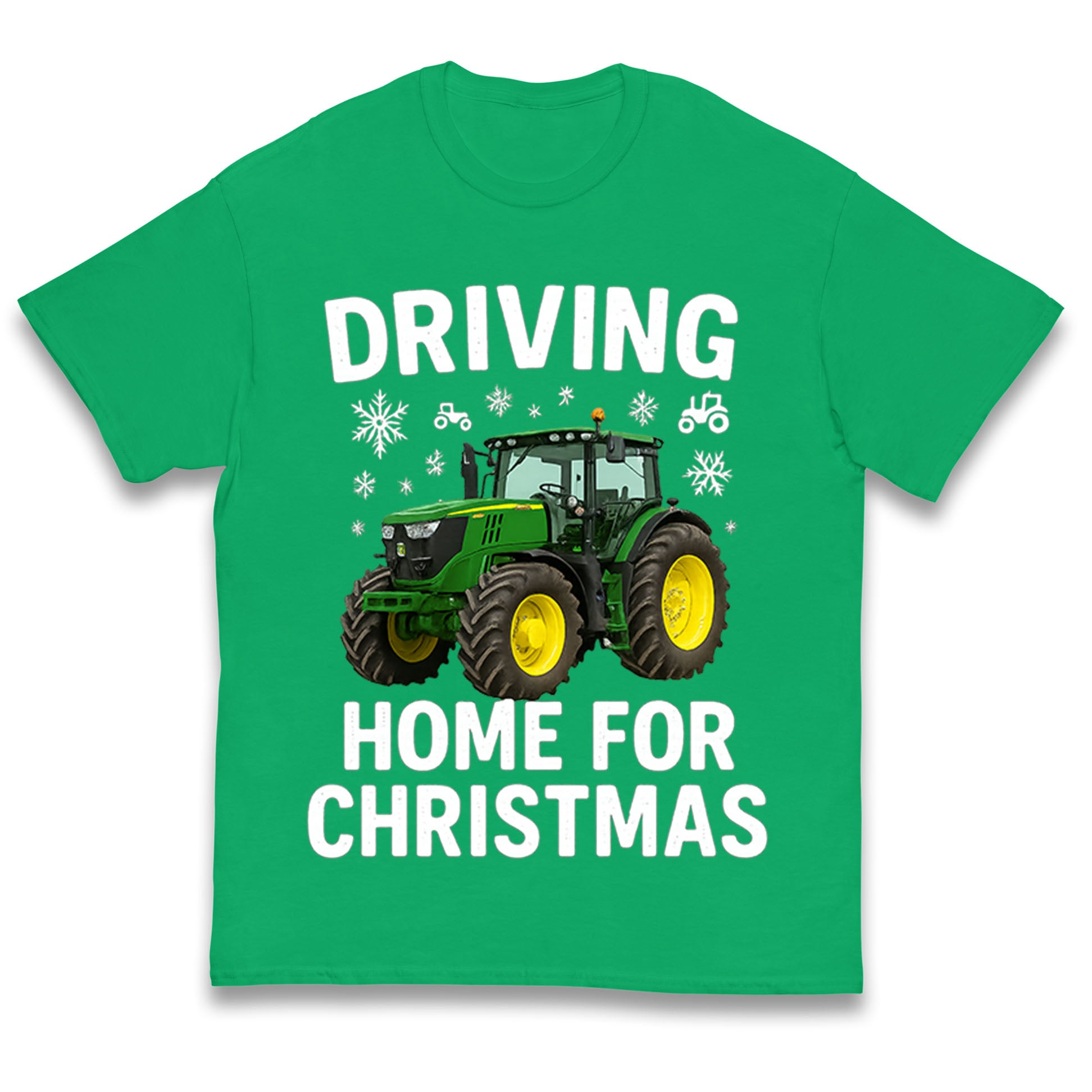 John Deere Tractor Christmas Kids T Shirt
