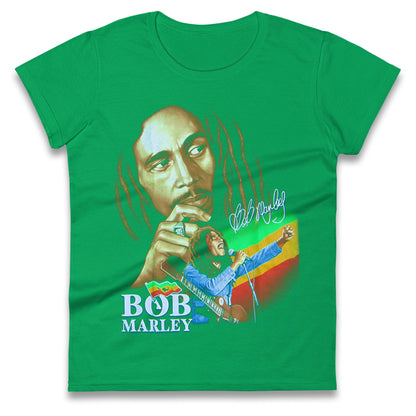 Bob Marley Iron Like A Lion Ladies T Shirt