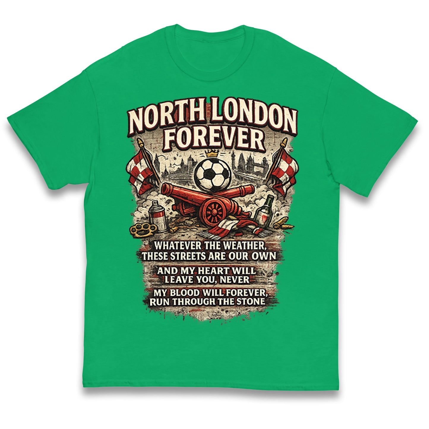 Arsenal North London Forever Kids T Shirt