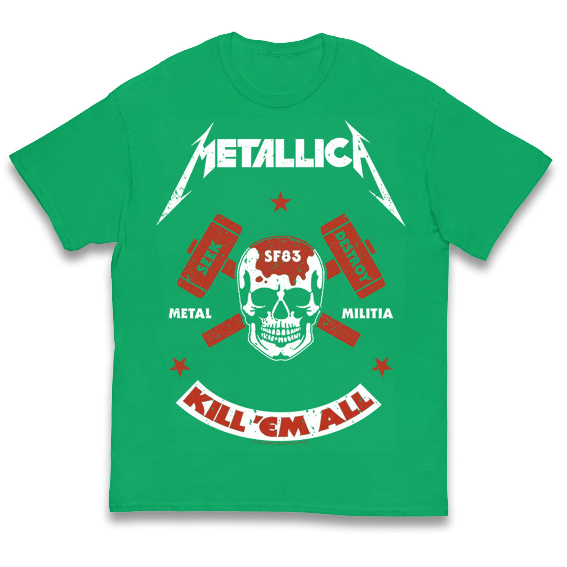 Metallica Seek Destroy Kids T Shirt