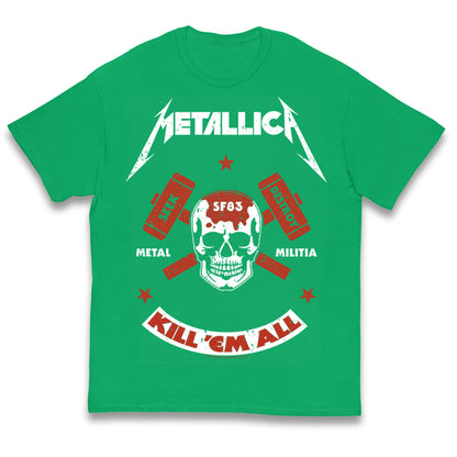Metallica Seek Destroy Kids T Shirt