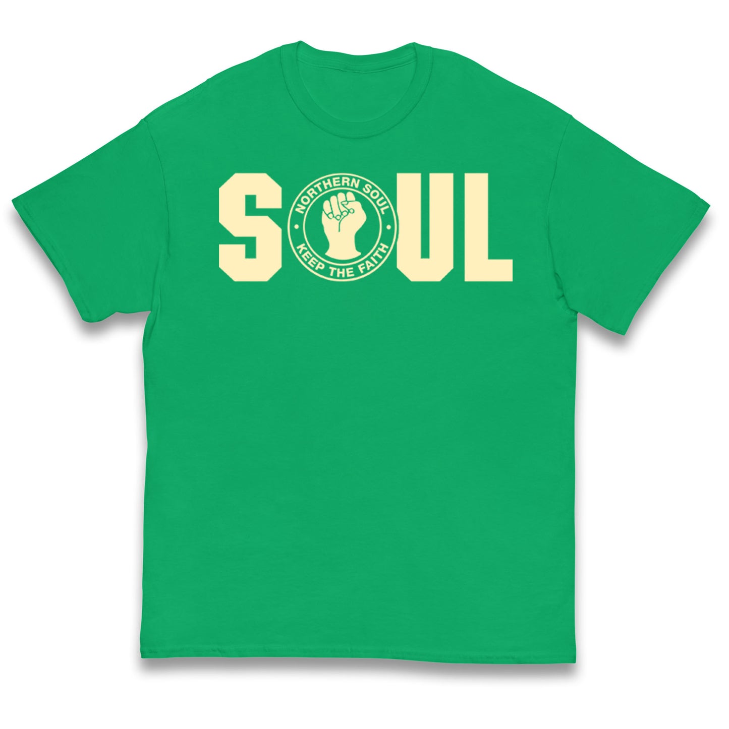 Northern Soul Keep The Faith Logo Kids T Shirt
