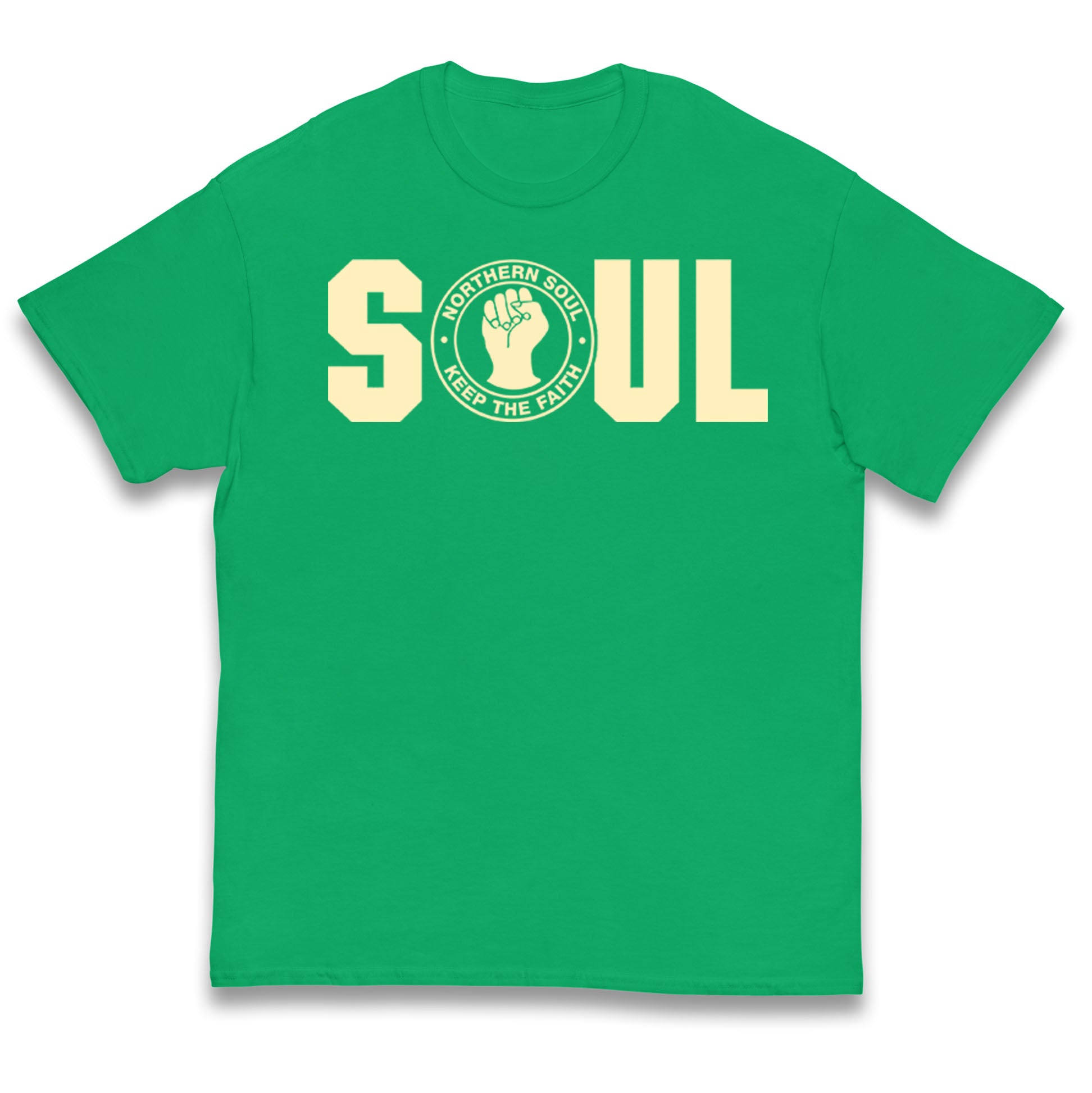 Northern Soul Keep The Faith Logo Kids T Shirt