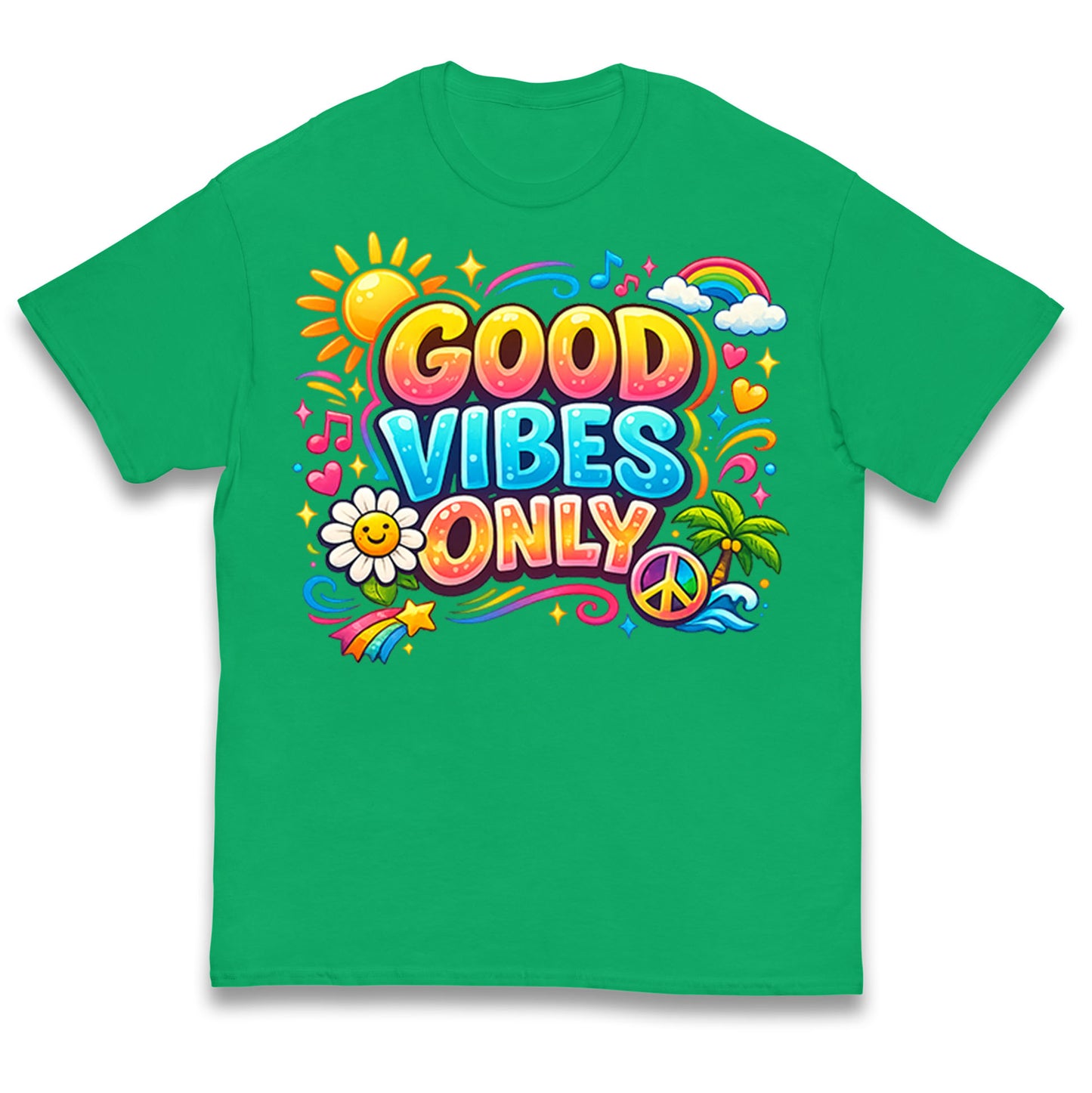 Good Vibes Only Kids T Shirt 