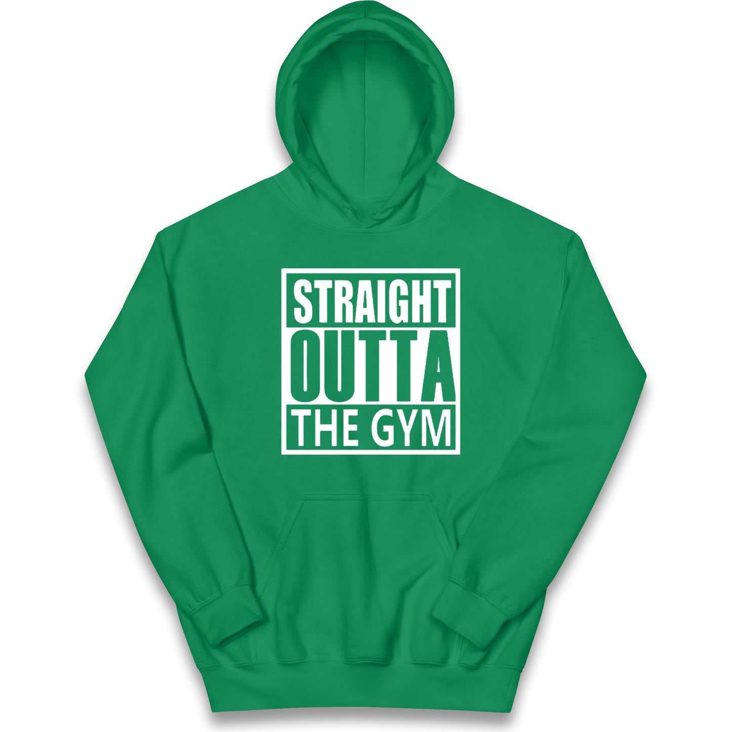 Staight Outta The Gym Kids Hoodie