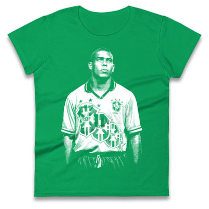 Ronaldo Brazil Ladies T Shirt