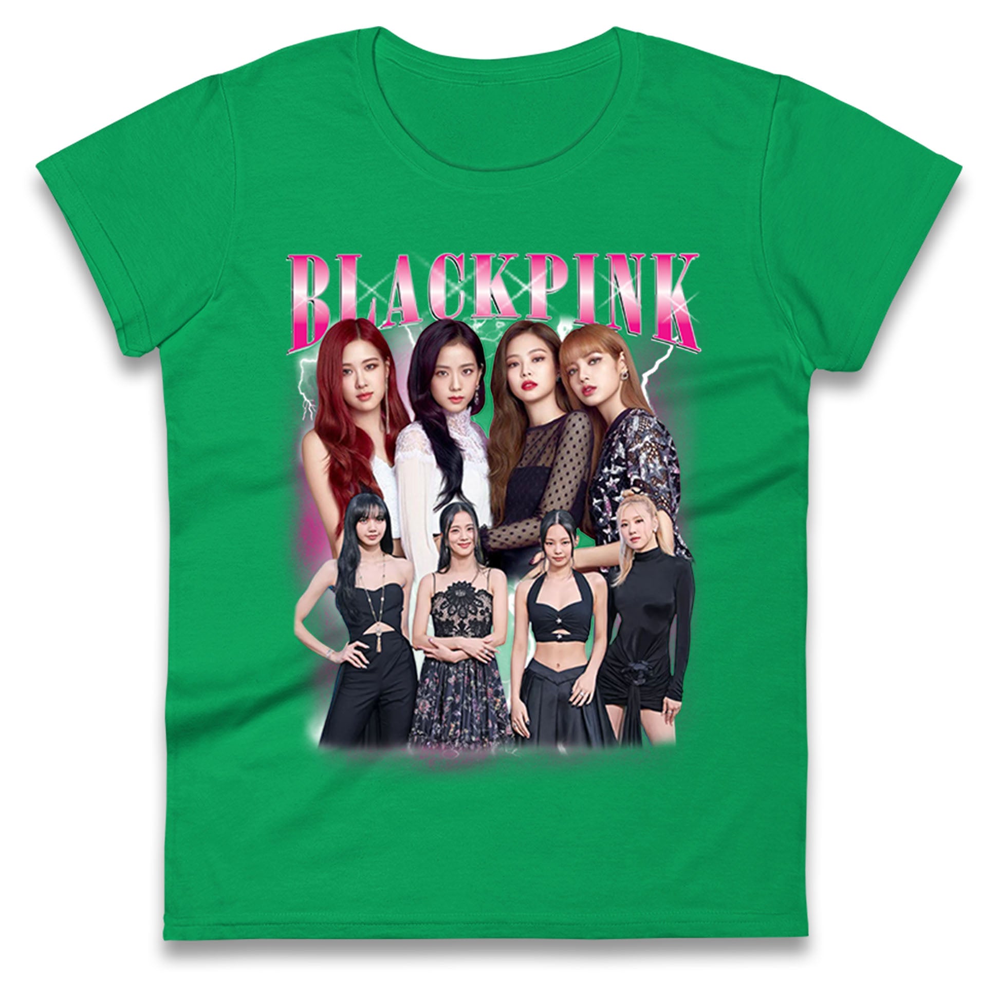 Black Pink Ladies T Shirt