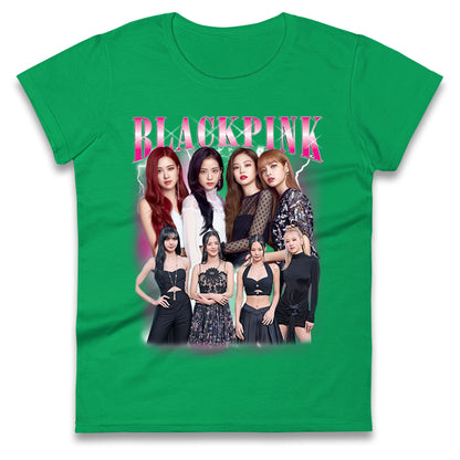 Black Pink Ladies T Shirt
