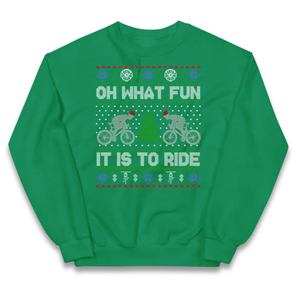 BMX Christmas Kids Jumper
