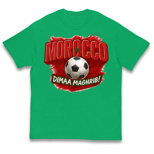 Morocco Retro World Cup Kids T Shirt 