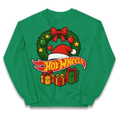 Hotwheels Christmas Kids Jumper