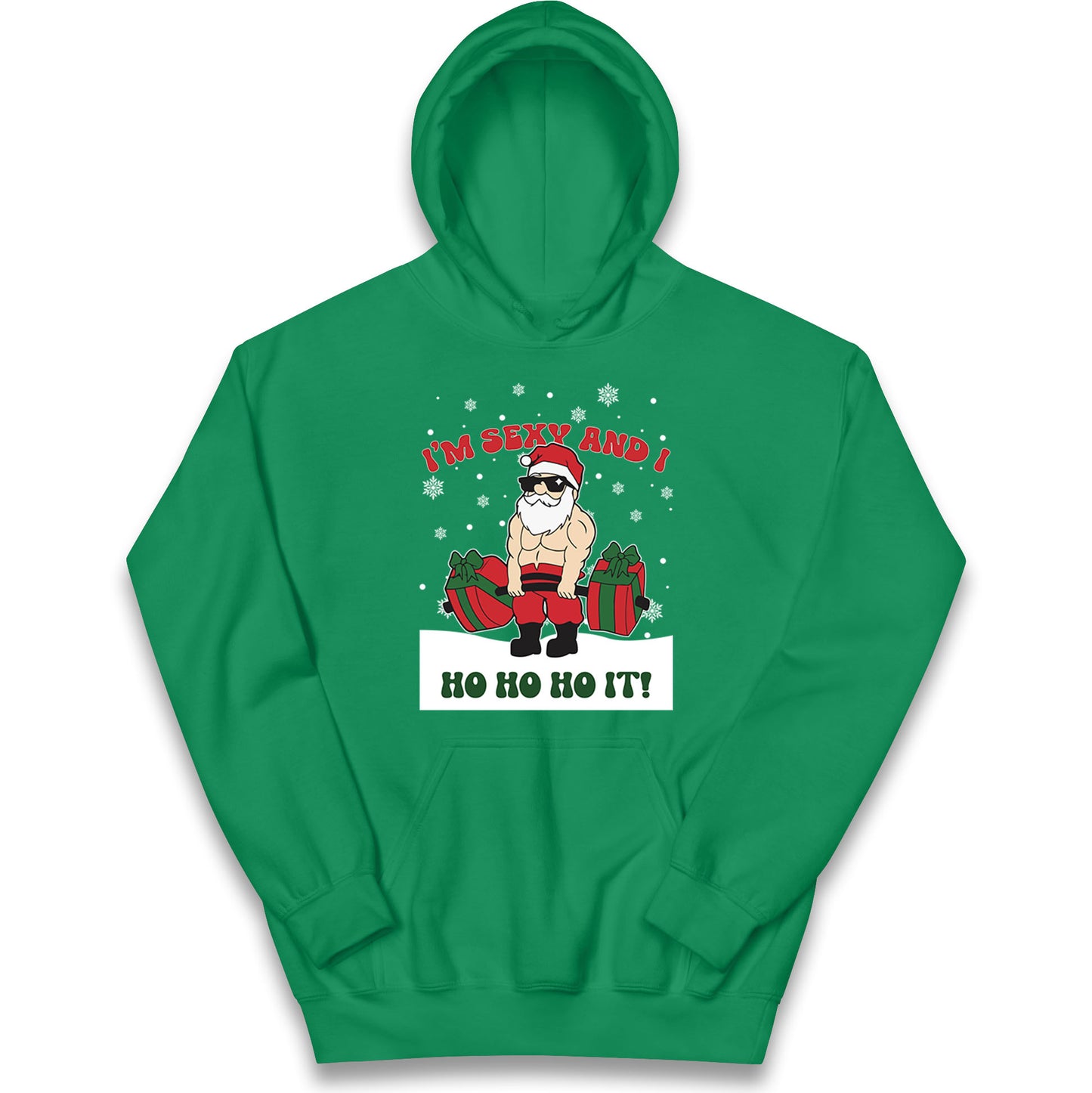 Santa Claus Ho Ho Ho Kids Hoodie