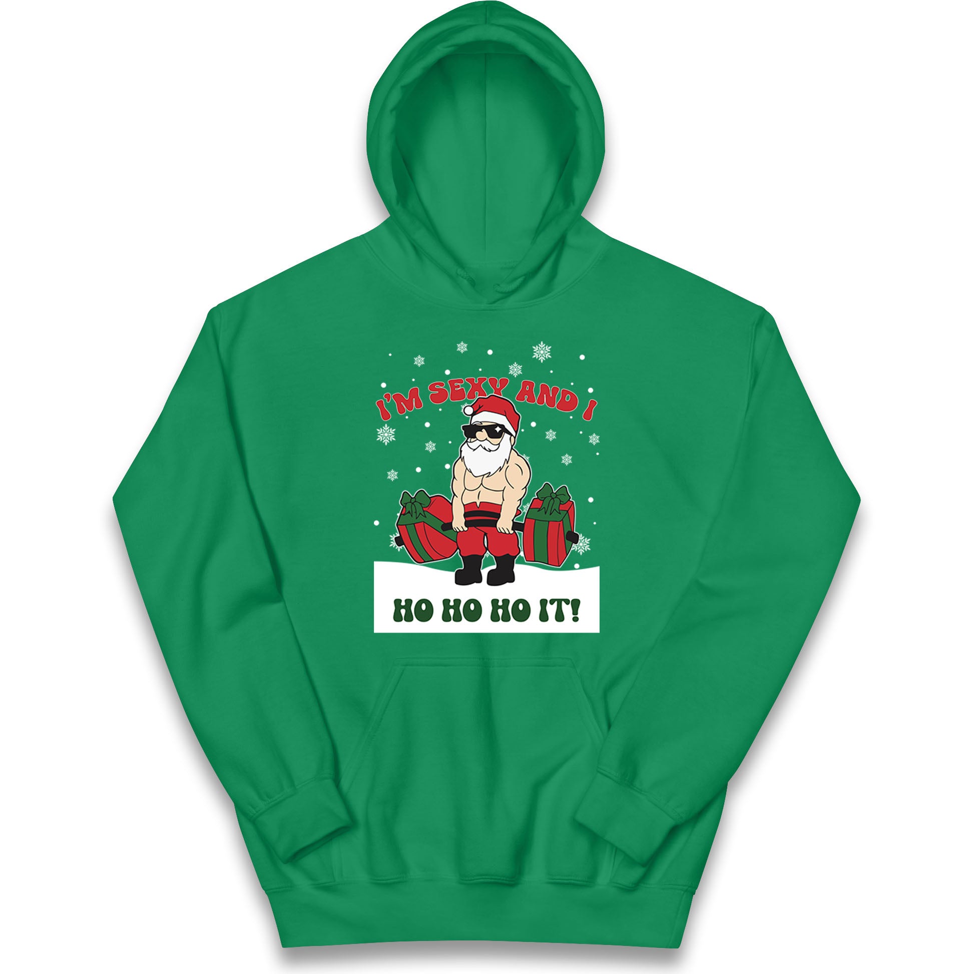 Santa Claus Ho Ho Ho Kids Hoodie