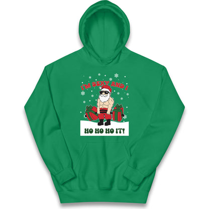 Santa Claus Ho Ho Ho Kids Hoodie