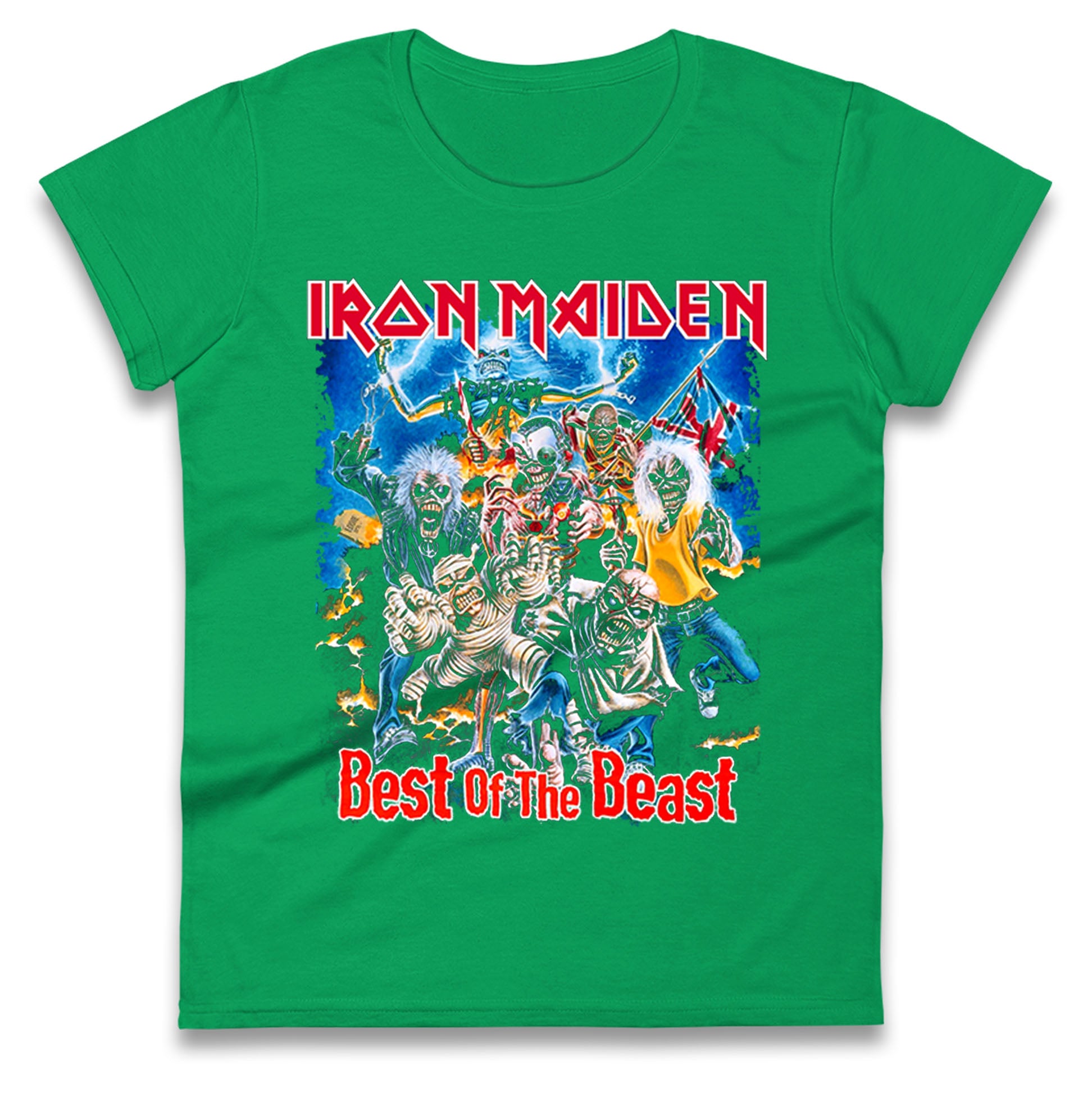 Iron Maiden Best Of The Beast Ladies T Shirt