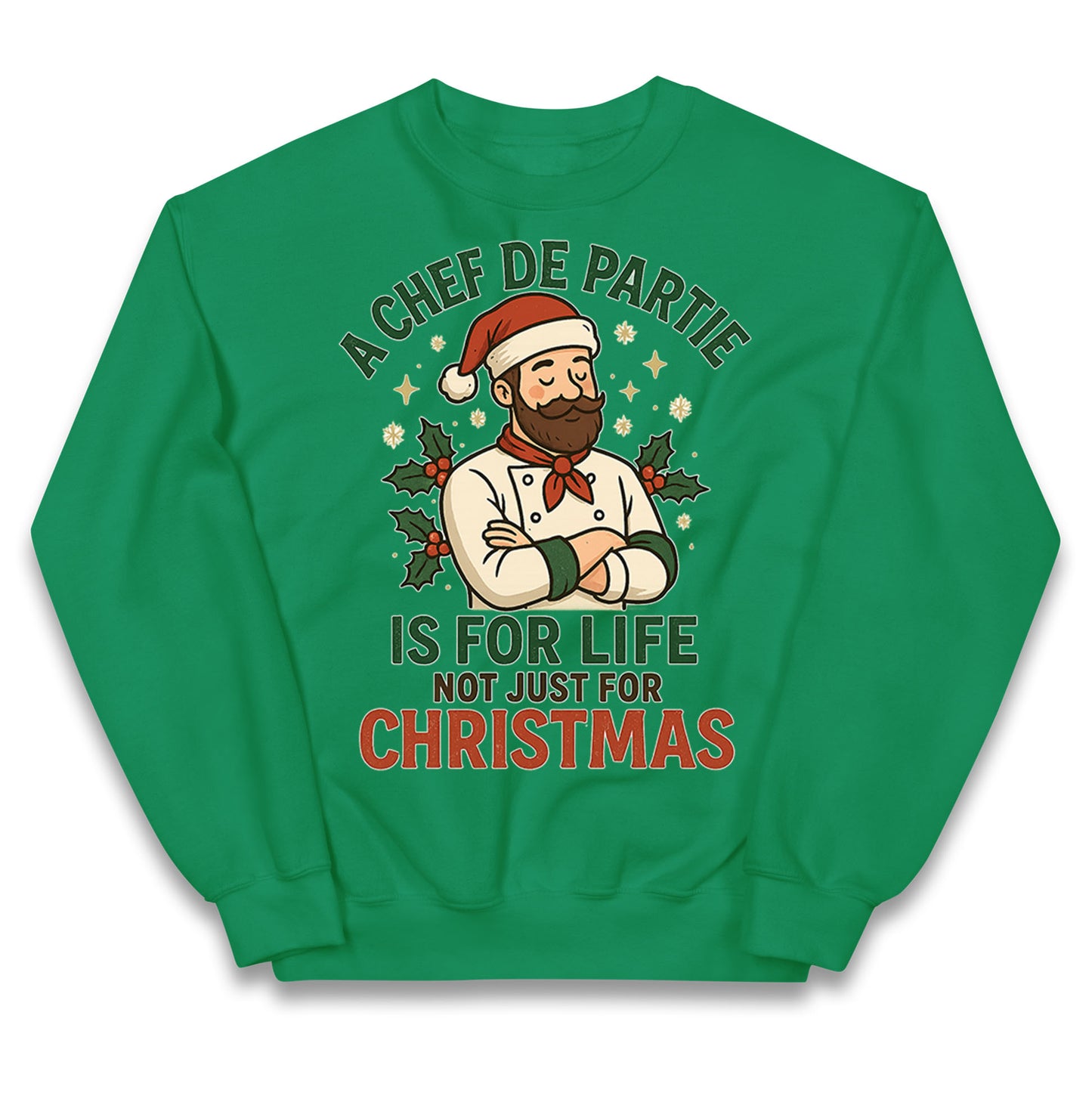 Chef De Partie Christmas Kids Jumper 