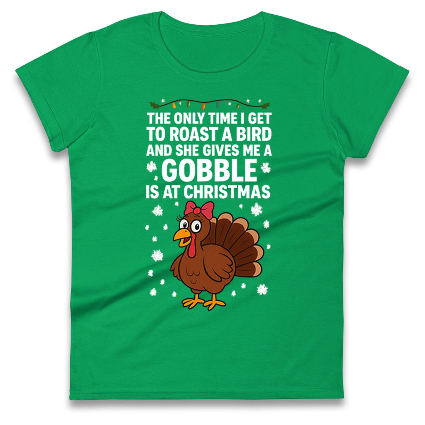 Rude Christmas Ladies T Shirt