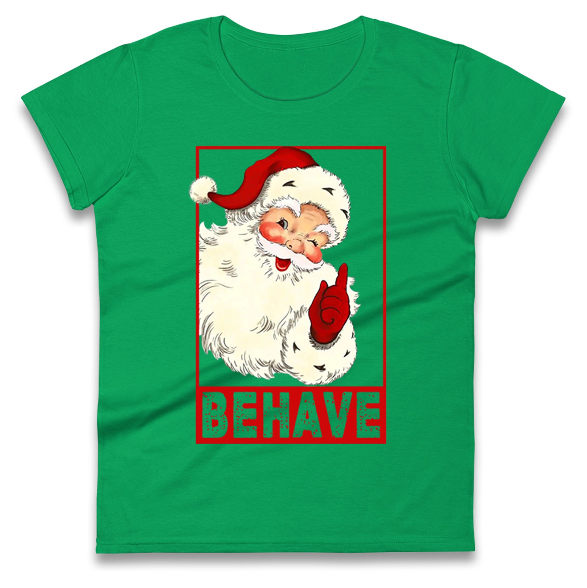 Father christmas Ladies T Shirt 