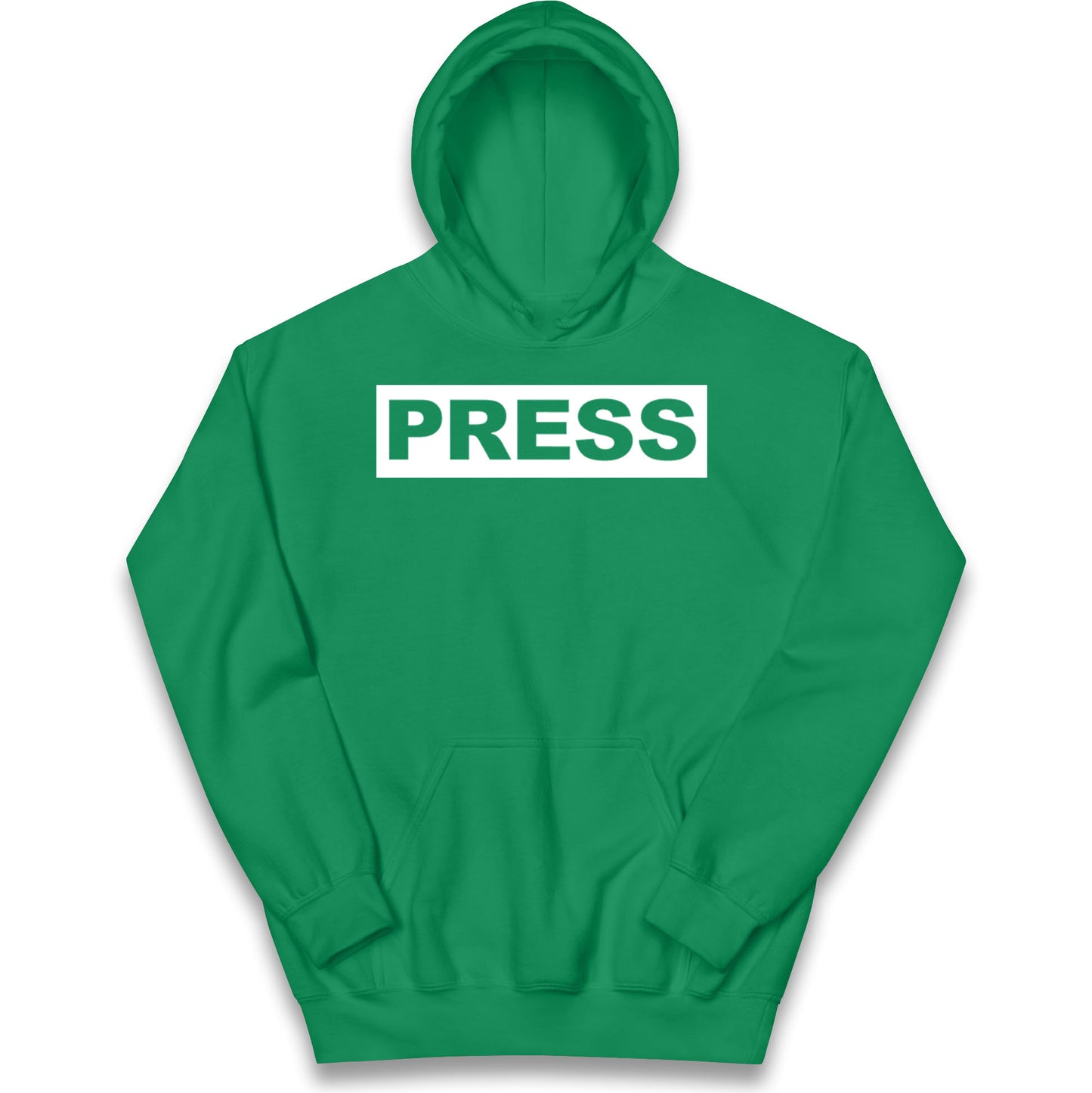 PRESS Palestine Inspired By Journalist Motaz Azaiza Kids Hoodie