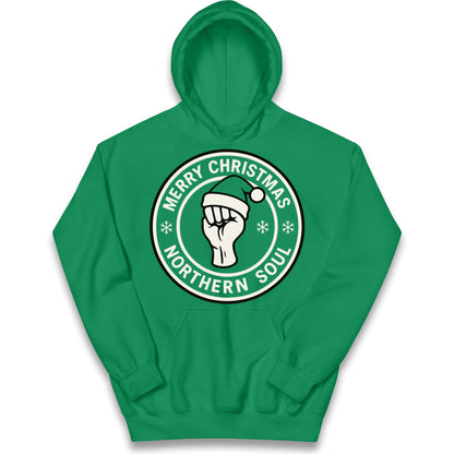 Merry Christmas Northern Soul Kids Hoodie