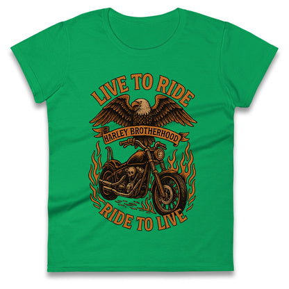 Harley Brotherhood Ladies T Shirt