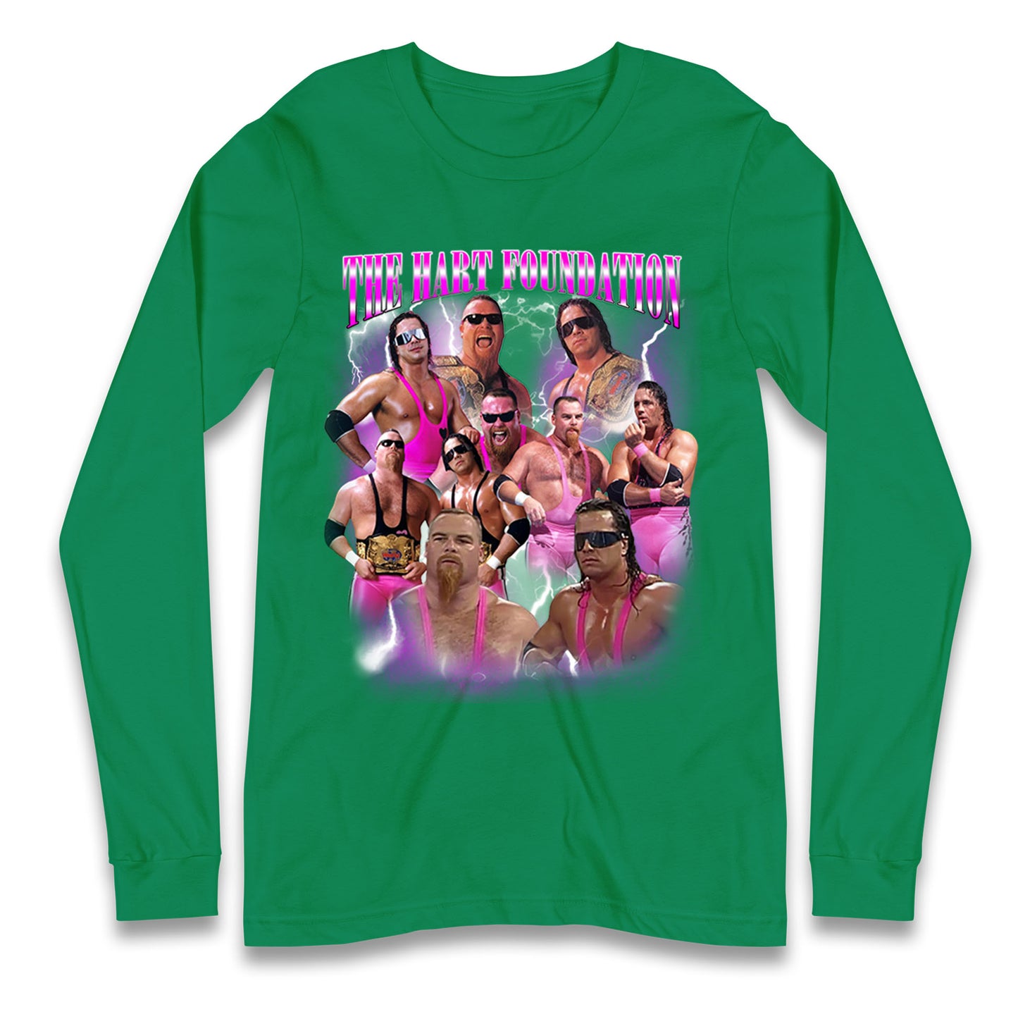 The Hart Foundation Bootleg Long Sleeve T Shirt