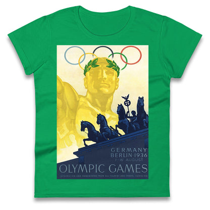 1936 Olympic Ladies T Shirt