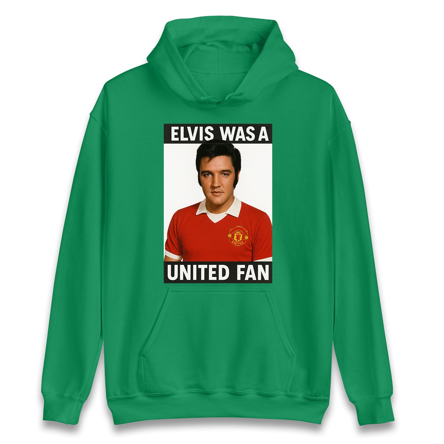 Elvis Presley Mnchester United Hoodie