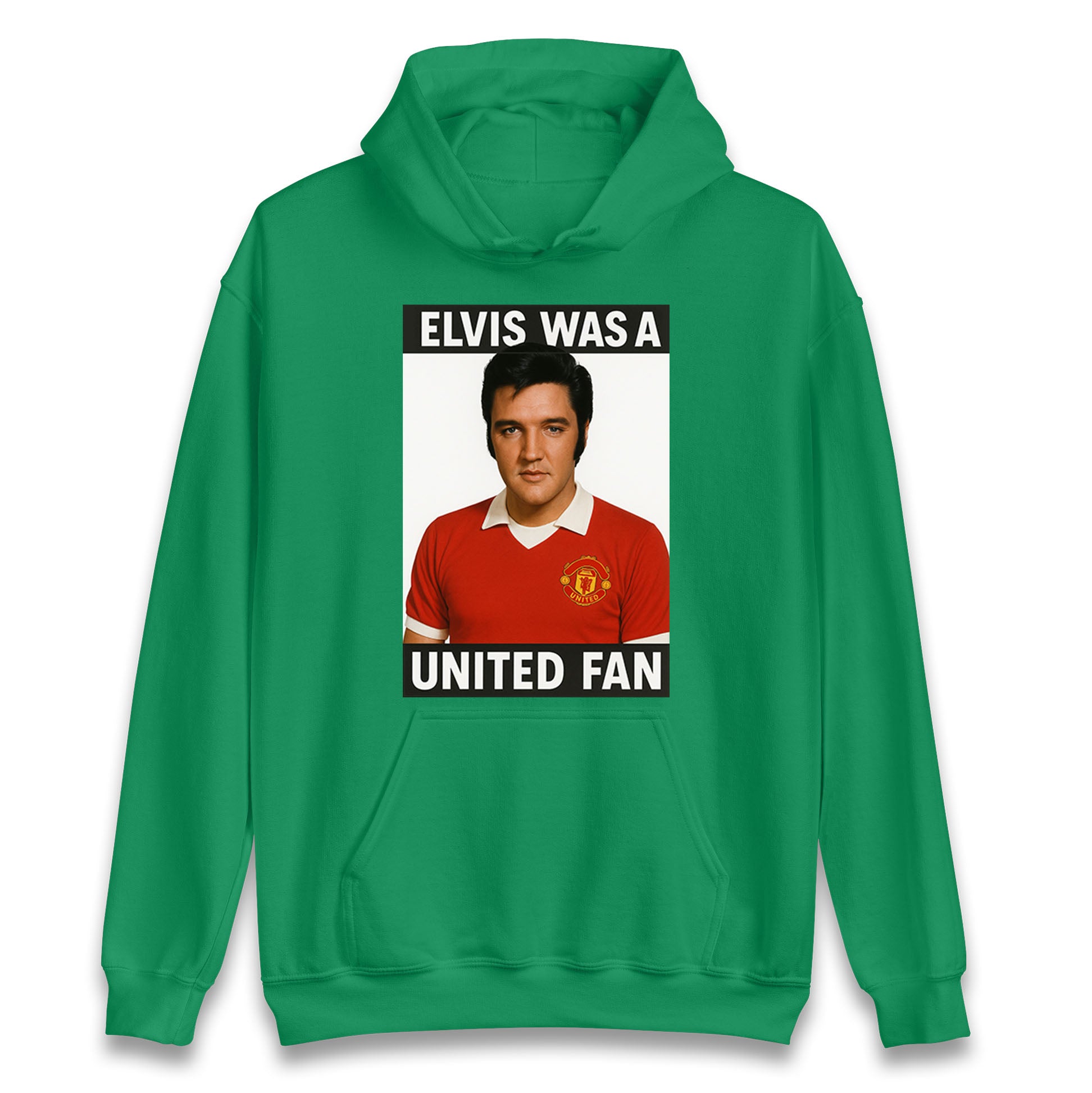 Elvis Presley Mnchester United Hoodie