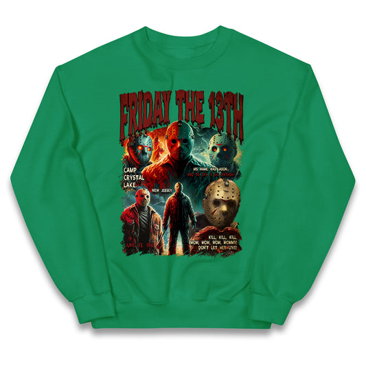 Jason voorhees Friday The 13th Halloween Bootleg Kids Jumper