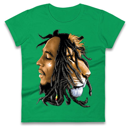 Bob Marley Lion Ladies Shirt
