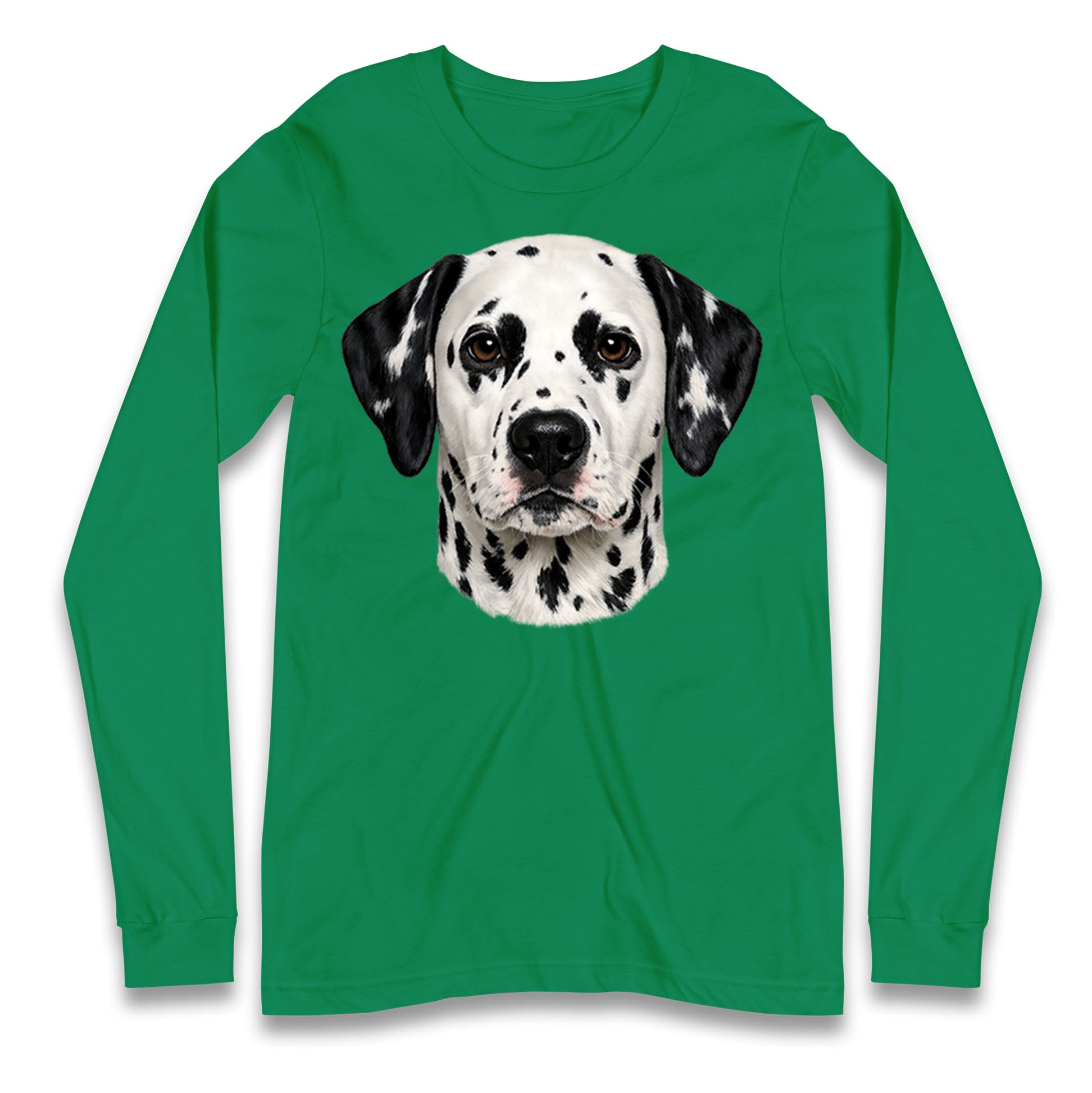 Dalmatian Dog Face Longsleeve T Shirt