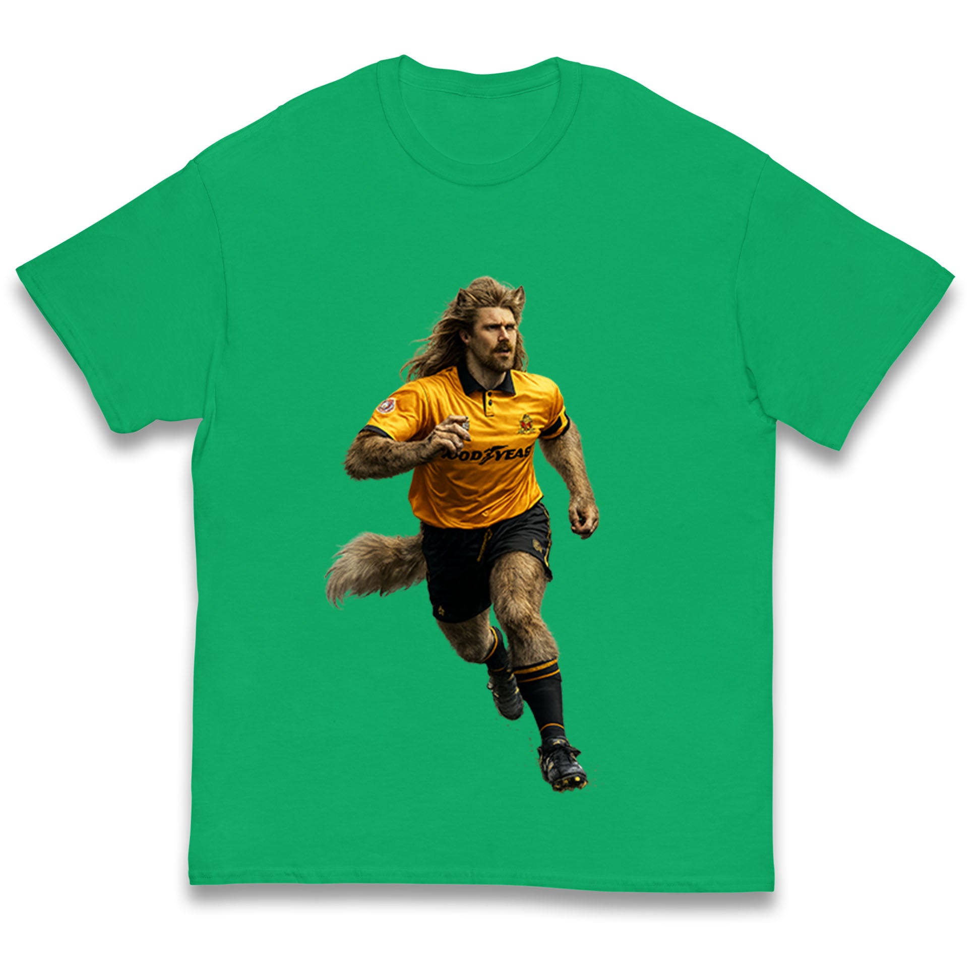 Retro John The Wolf Wolves Football Kids T Shirt 