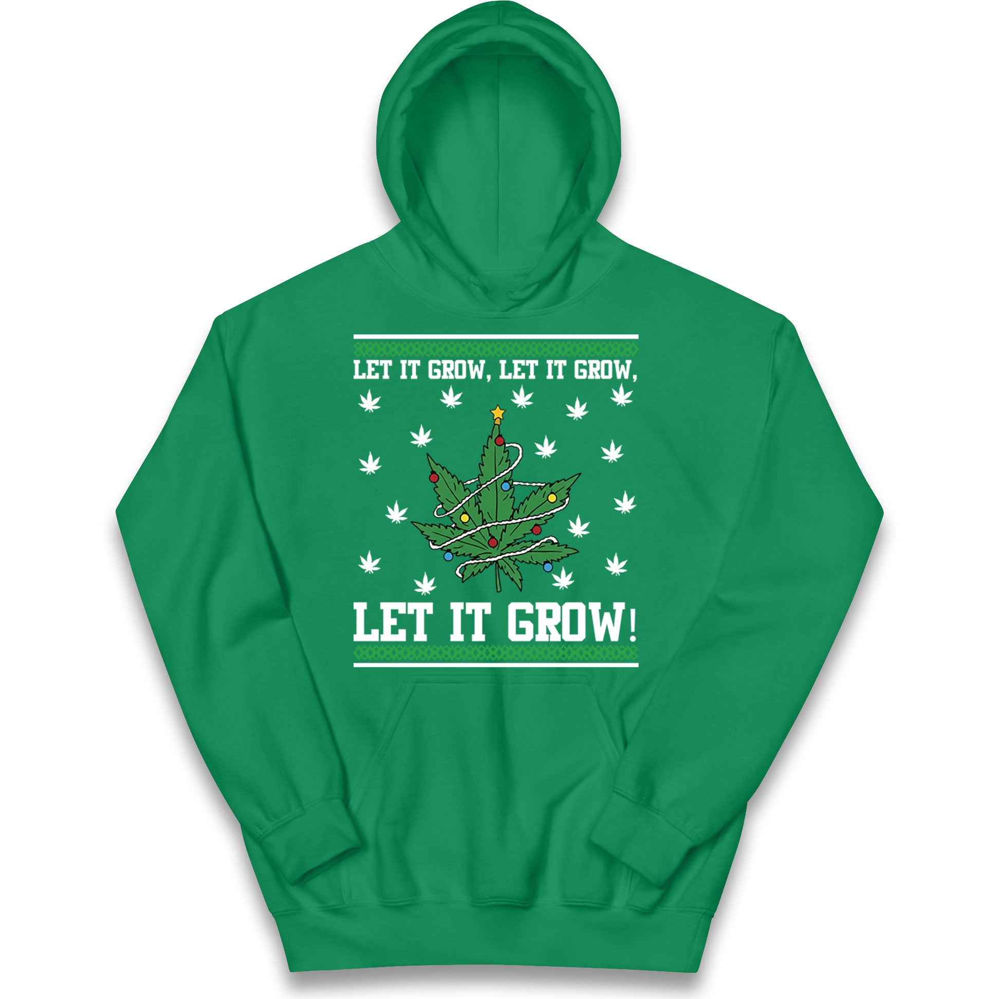 Cannabis Christmas Kids Hoodie