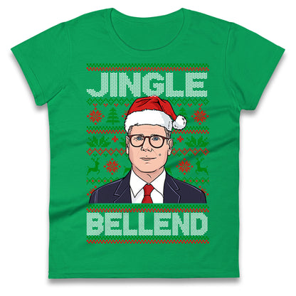 Keir Starmer Jingle Bell End Christmas Ladies Shirt

