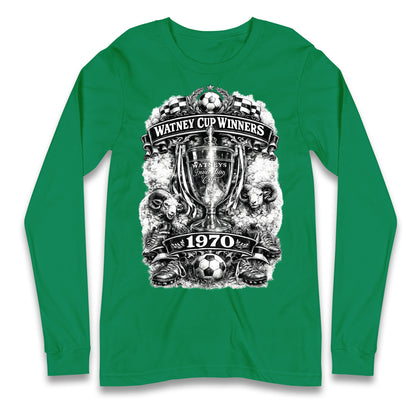 Retro Derby Watney Cup Winners 1970 Longsleeve T Shirt