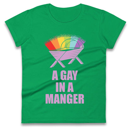 Gay Christmas Ladies T Shirt