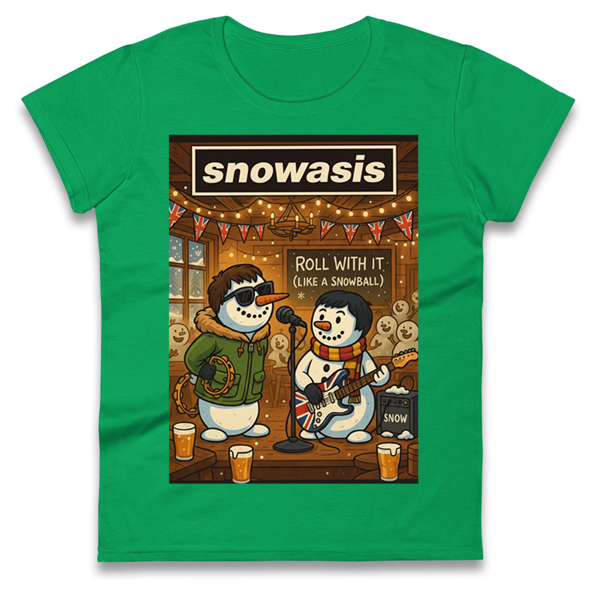 Snowasis Christmas Ladies T Shirt