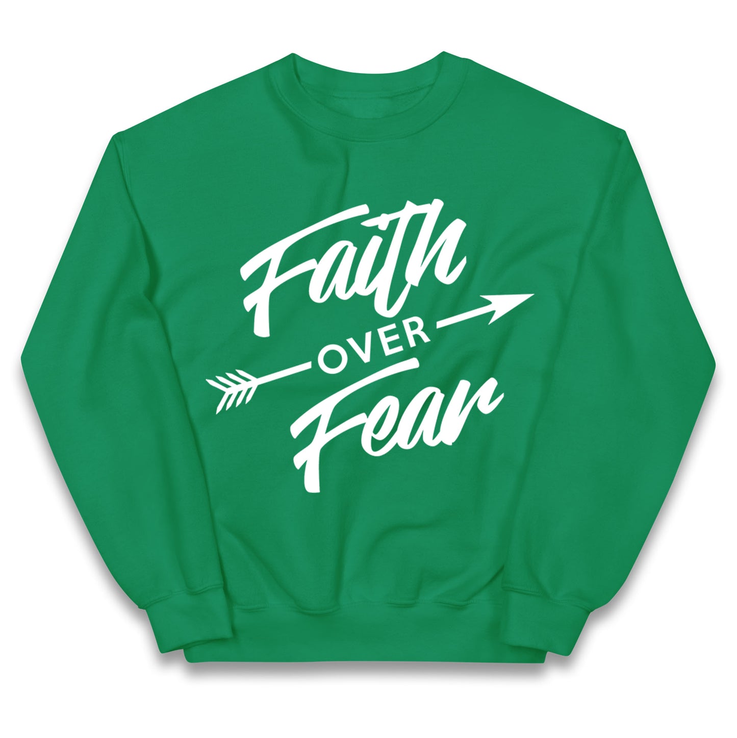 Faith Over Fear Kids Jumper