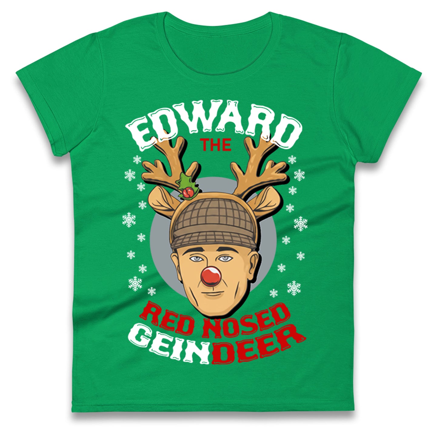 Ed Gein Reindeer Ladies T Shirt