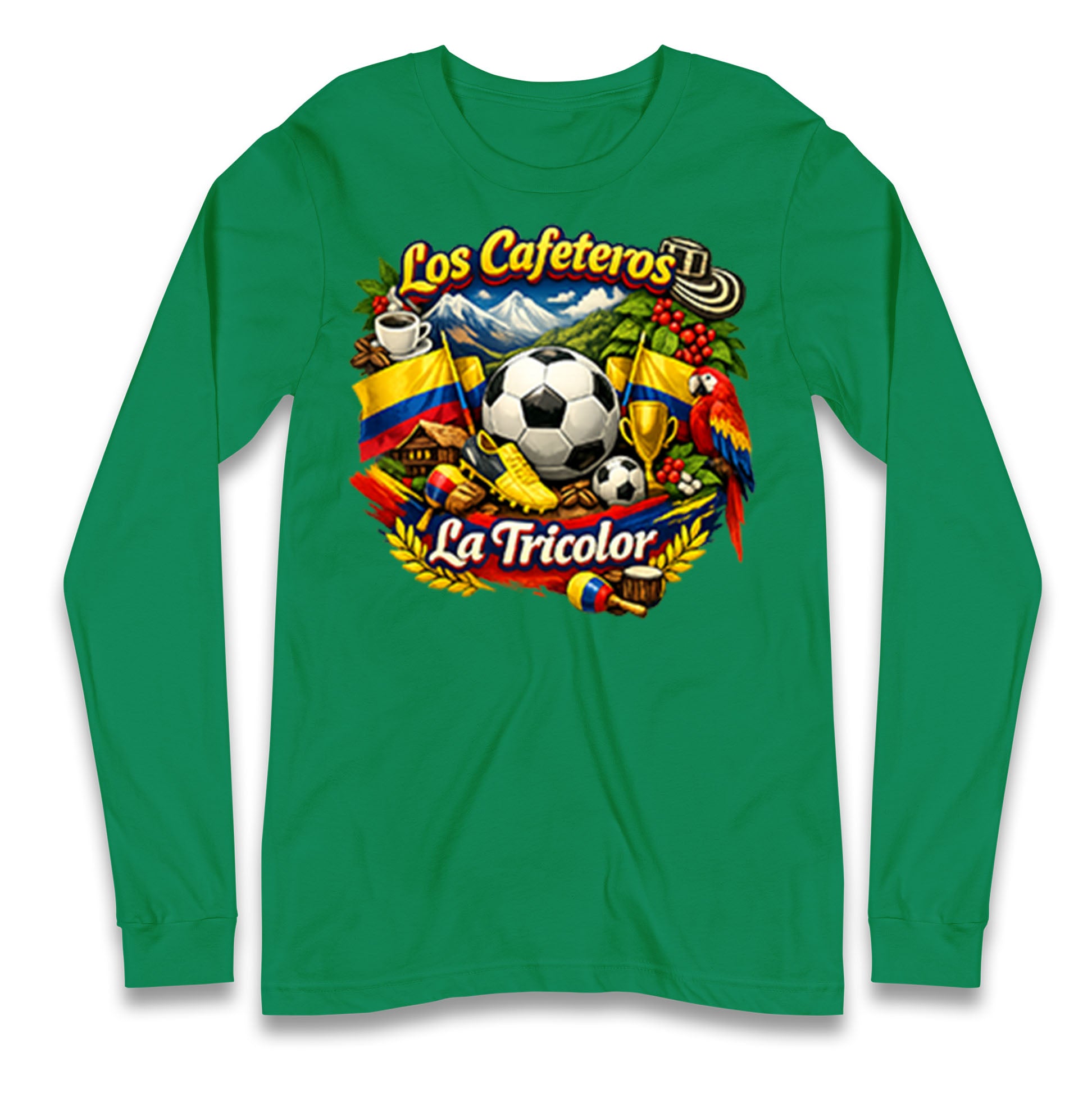 Colombia Football Longsleeve T Shirt