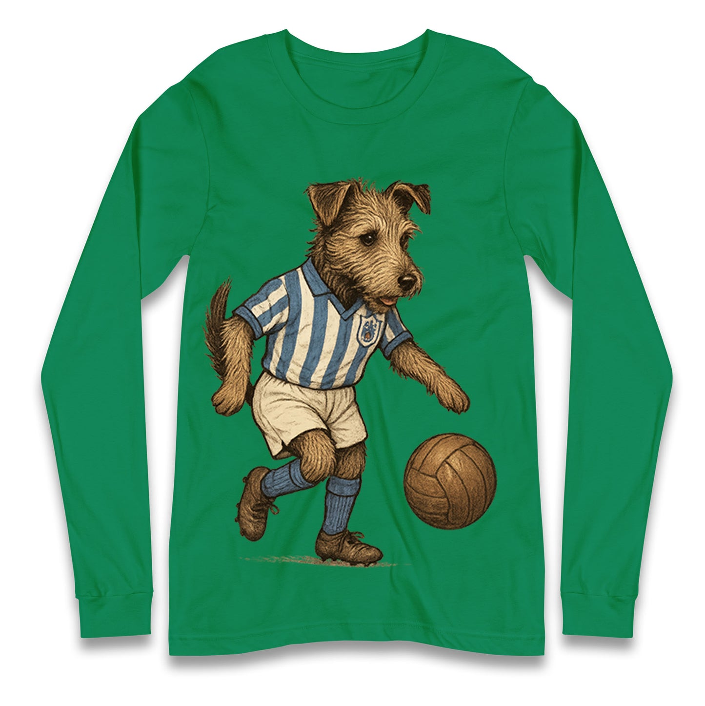 Retro Huddersfield Town Christmas Long Sleeve Shirt