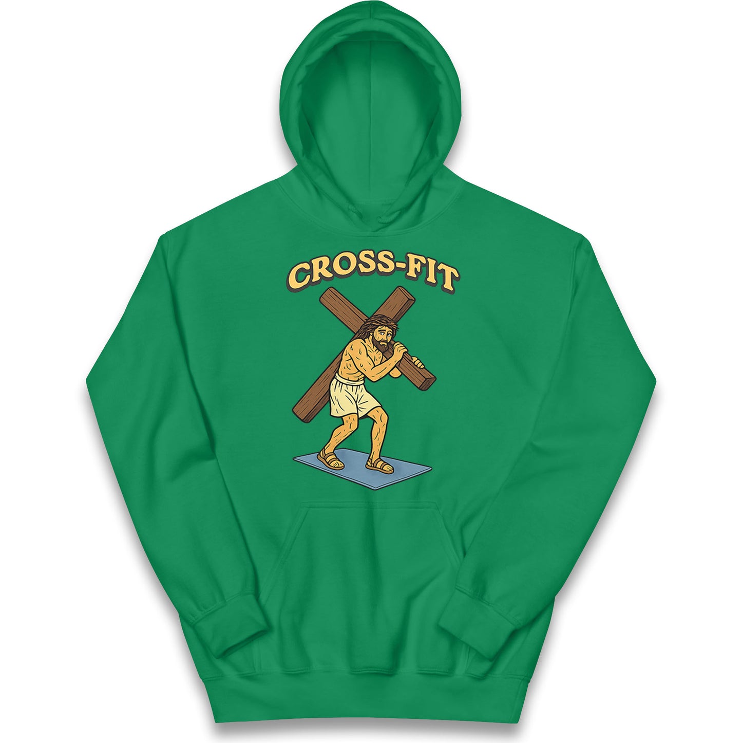 Jesus Cross Fit Kids Hoodie