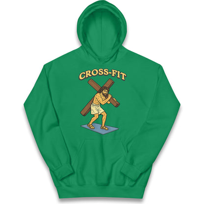 Jesus Cross Fit Kids Hoodie