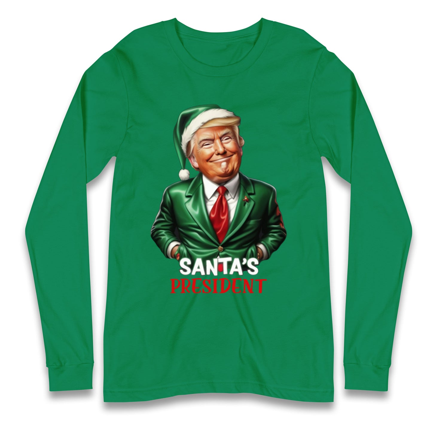 Donald Trump Christmas Longsleeve T Shirt