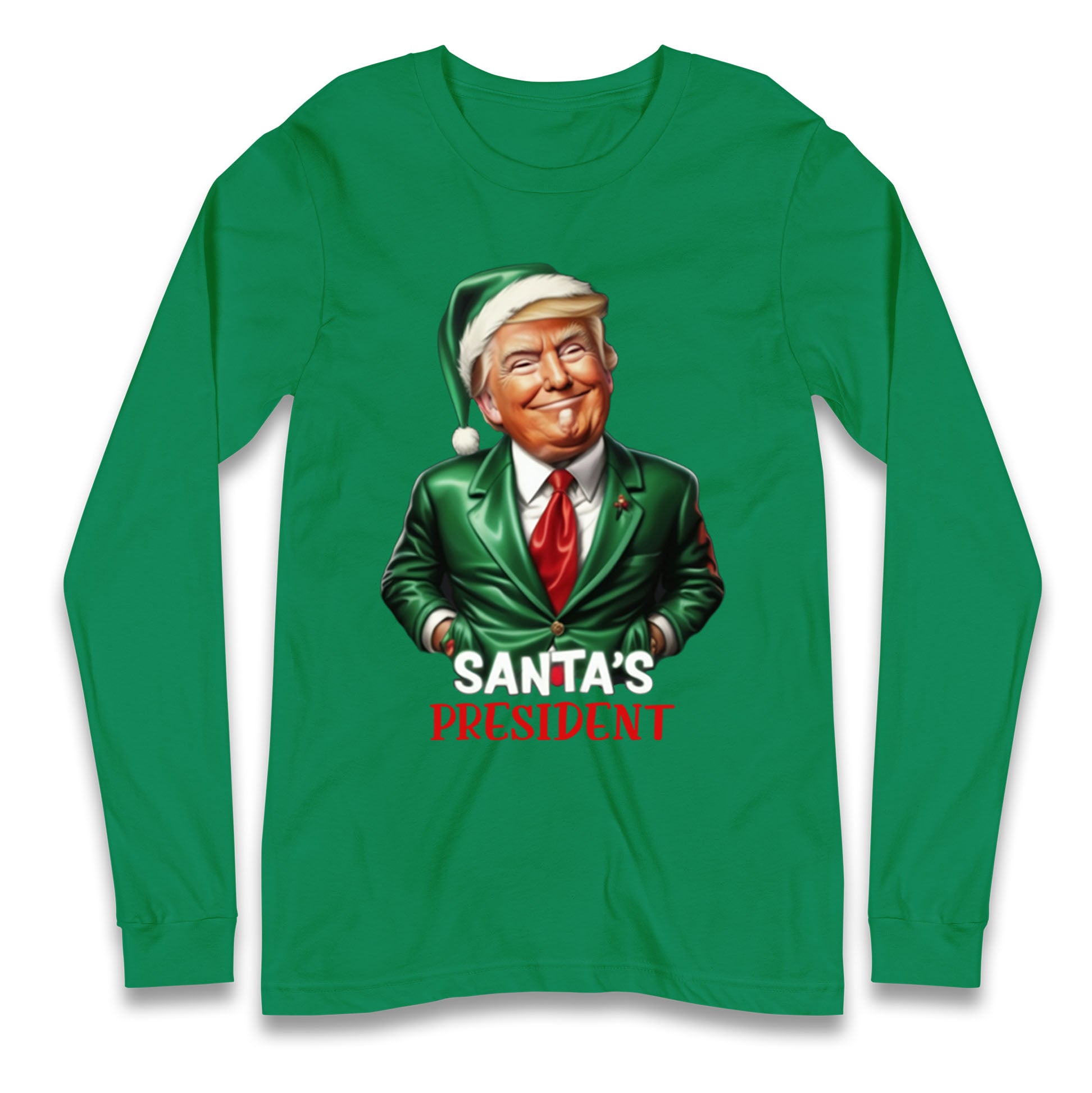 Donald Trump Christmas Longsleeve T Shirt