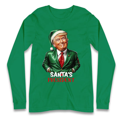 Donald Trump Christmas Longsleeve T Shirt